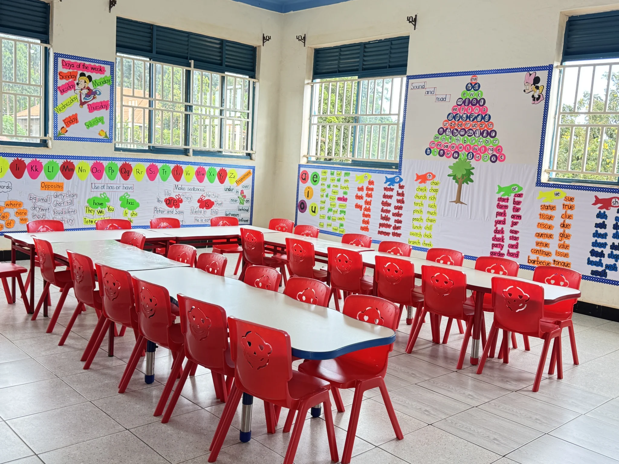 Pamville school facilities for young learners