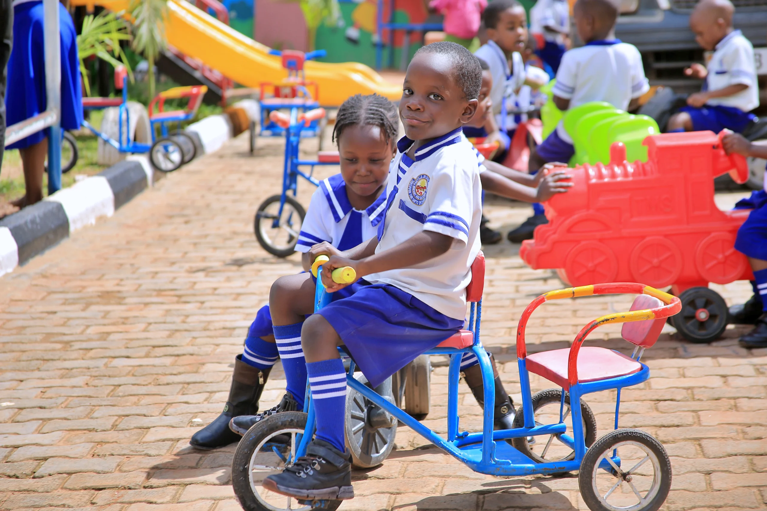 Pamville early-years learners at play