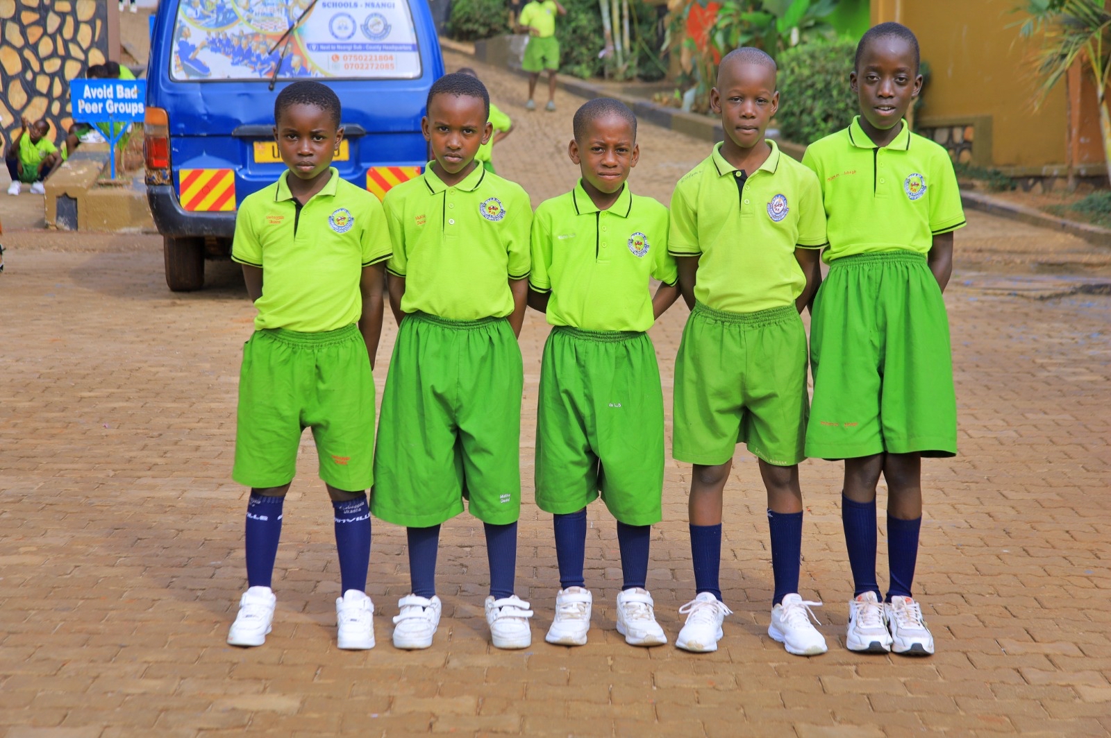 Pamville pupils taking part in sport wearing sportswear