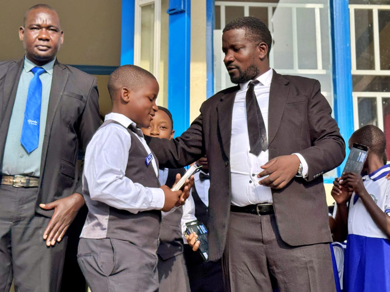 Pamville learner receiving an End-of-Term 2 best performer award7